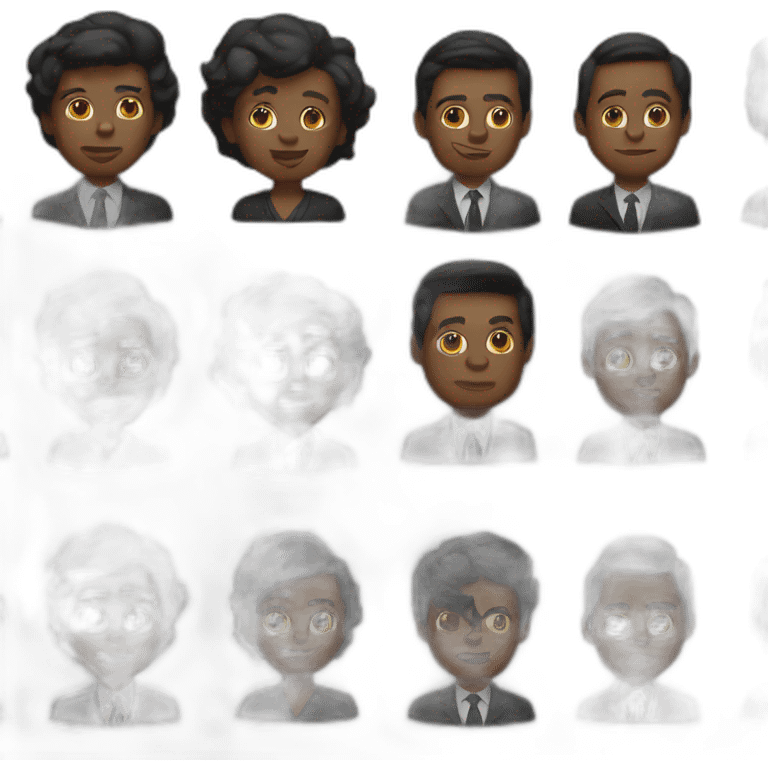 black donald trump emoji