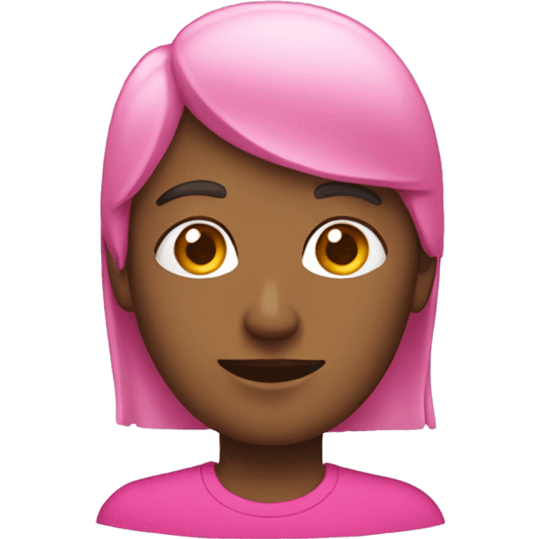 Person wearing Pink sheisty  emoji