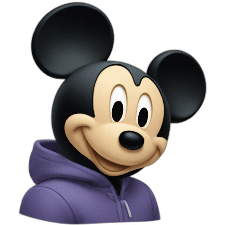 fake mickey emoji