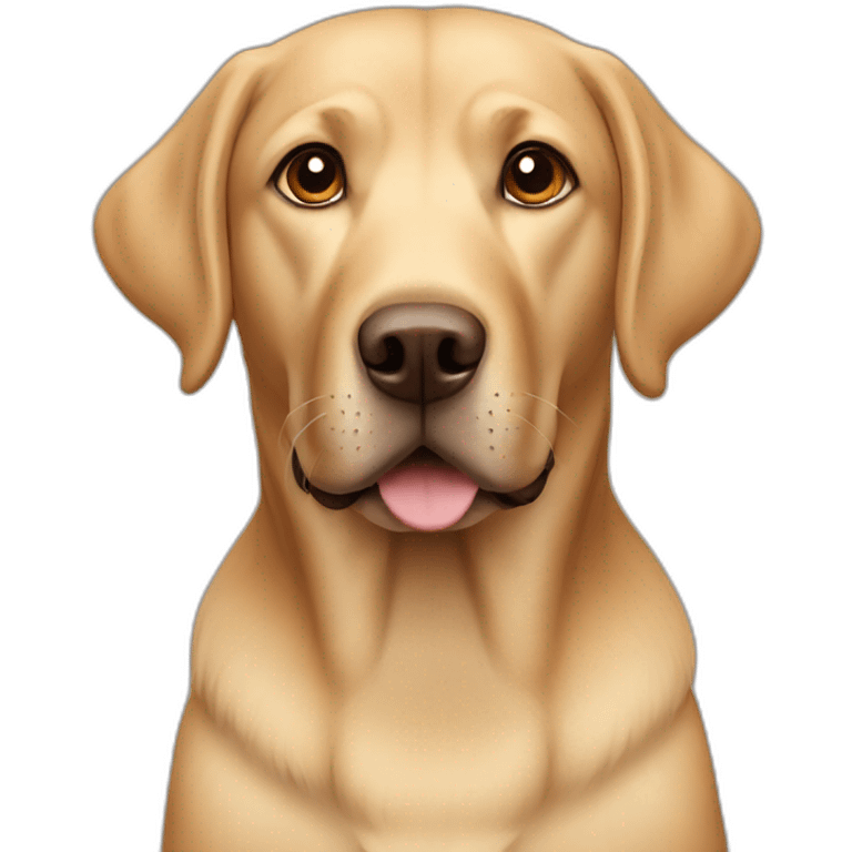 labrador brown emoji