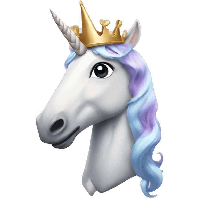 unicorn with crown emoji