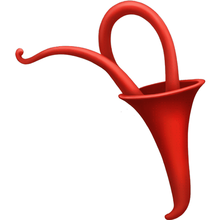 red italian horn  emoji