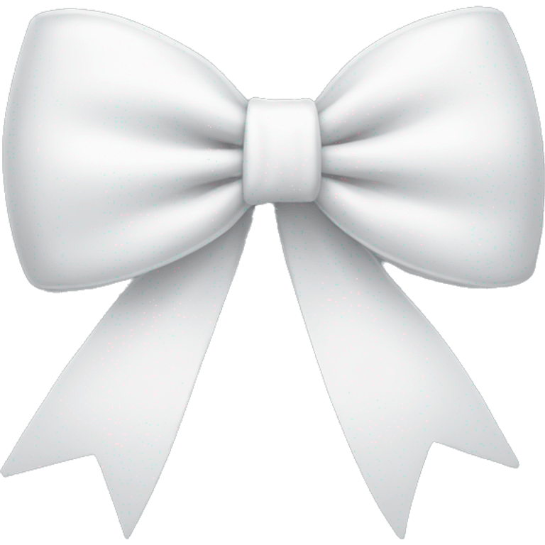 white bow  emoji