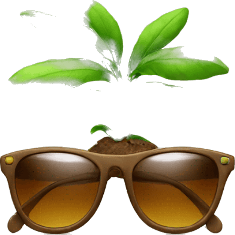 Plant Word sunglasses  emoji