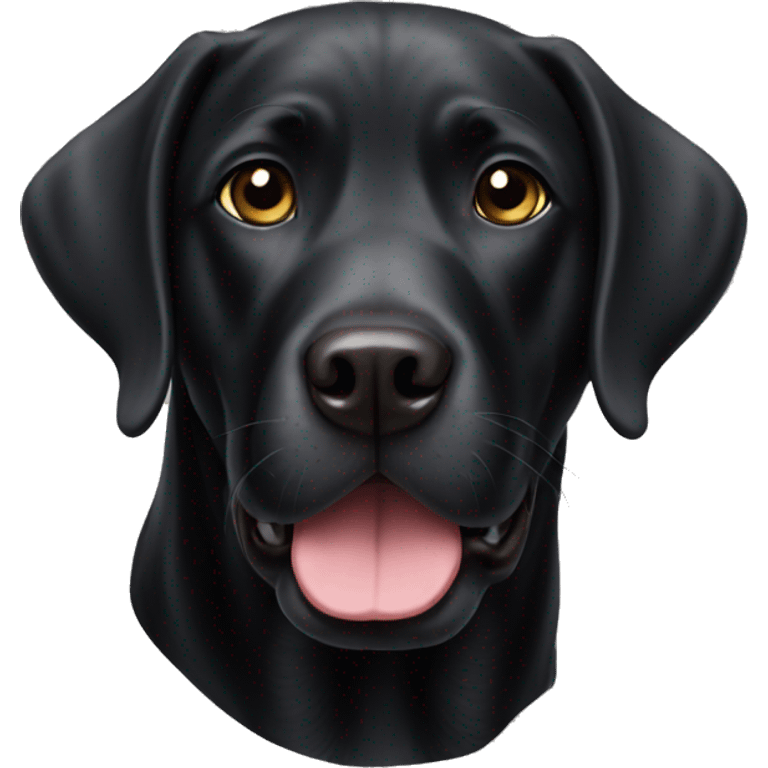 Black Labrador emoji