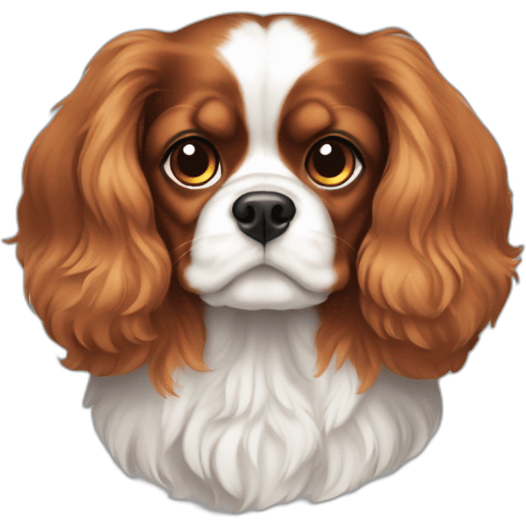 Cavalier Charles King tricolor emoji