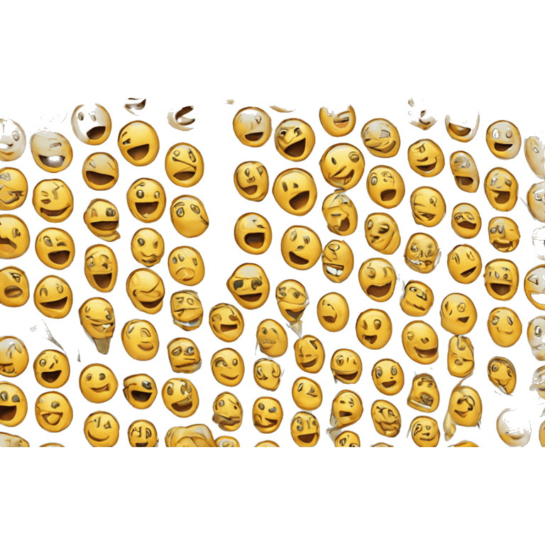 billboard emoji, vector, happy face, shiny, angle, professional emoji