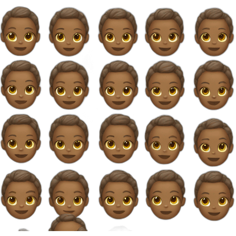 Baby joga emoji