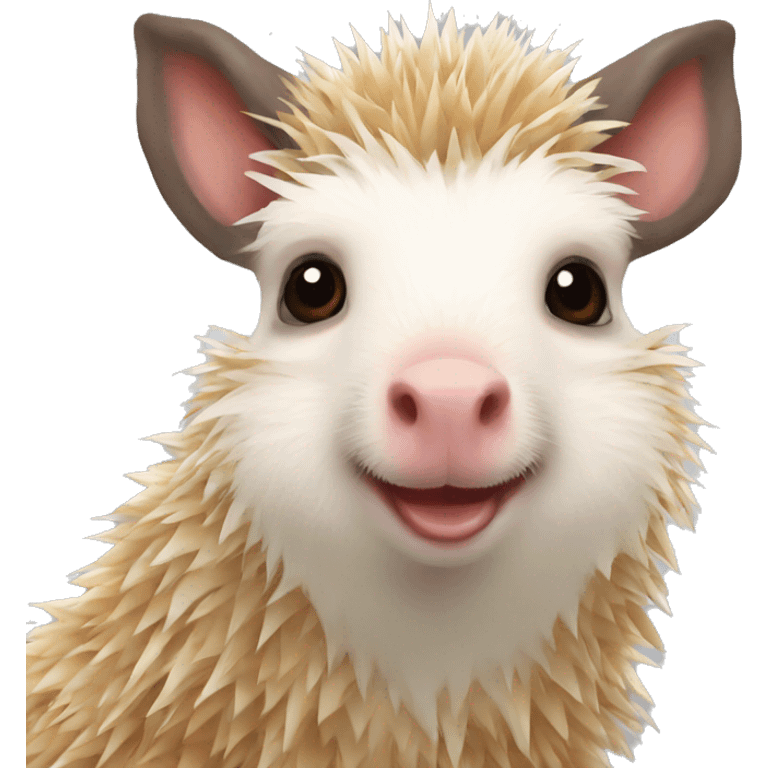 hedgehog llama pig cute emoji