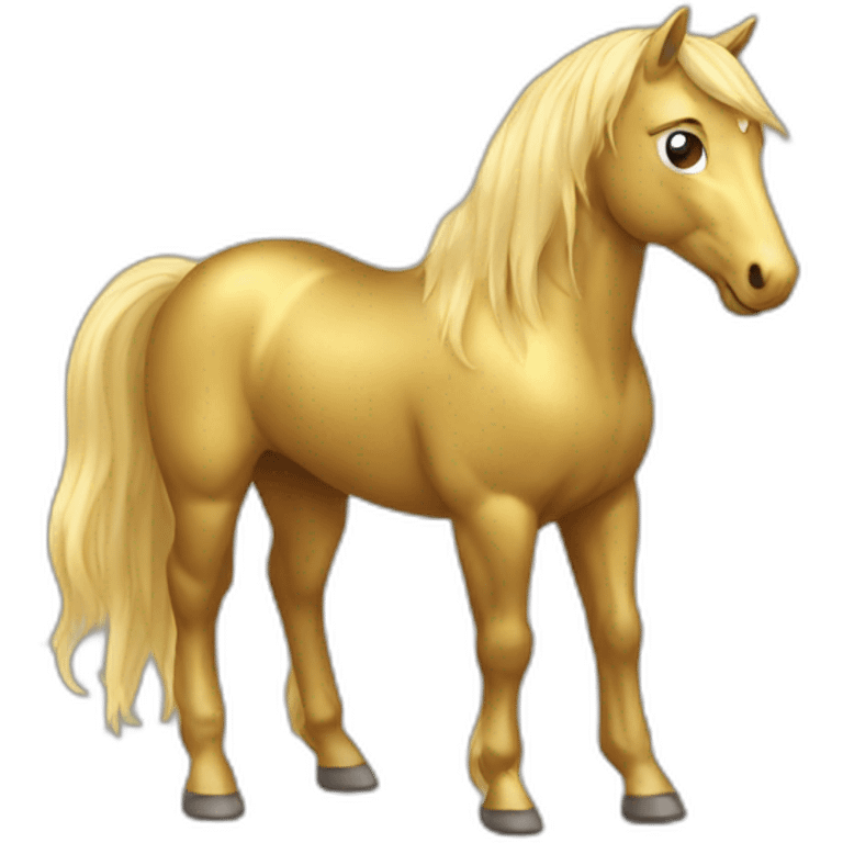 golden horse emoji