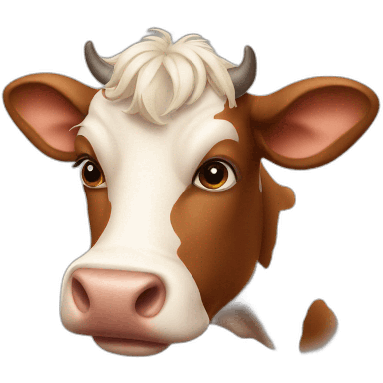 brown cow emoji