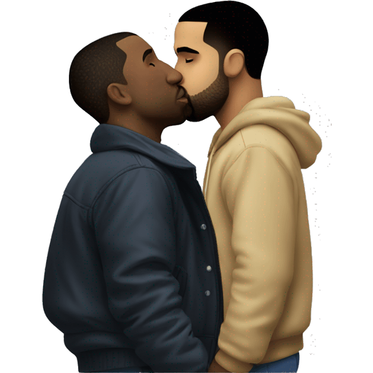 P. Diddy kissing Drake emoji