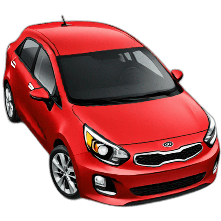 Kia rio rojo emoji