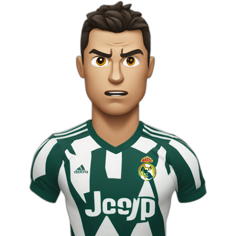 Cristiano Ronaldo Angry Emoji emoji