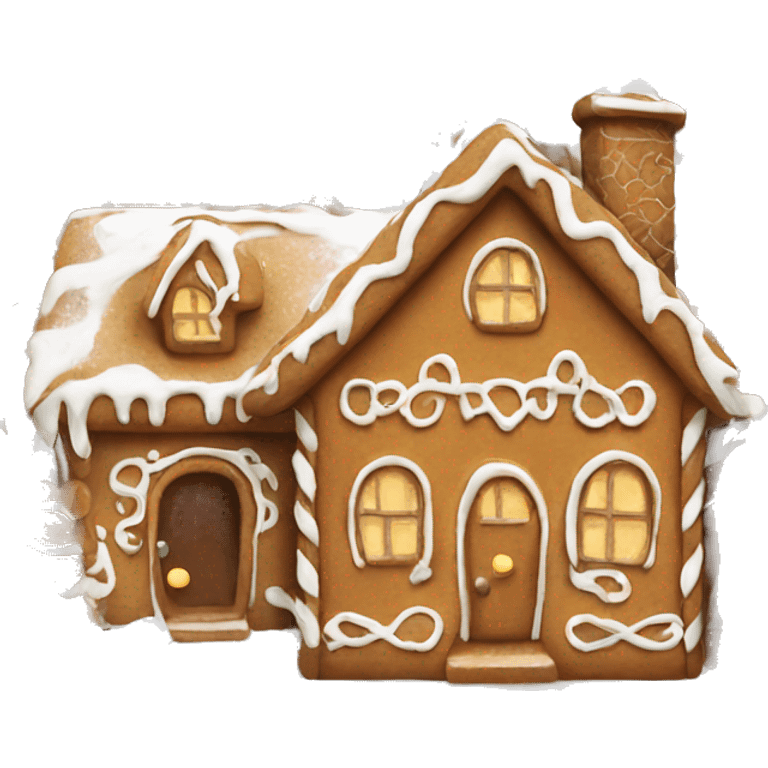 gingerbread home  emoji