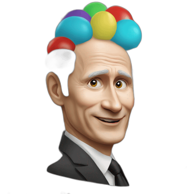 Putin clown emoji