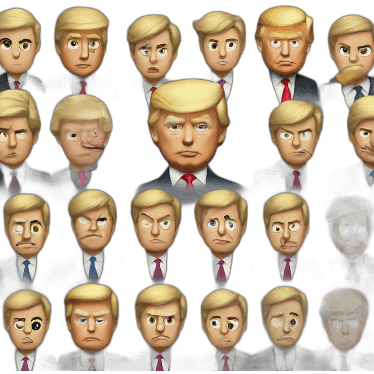 Trump crime family emoji