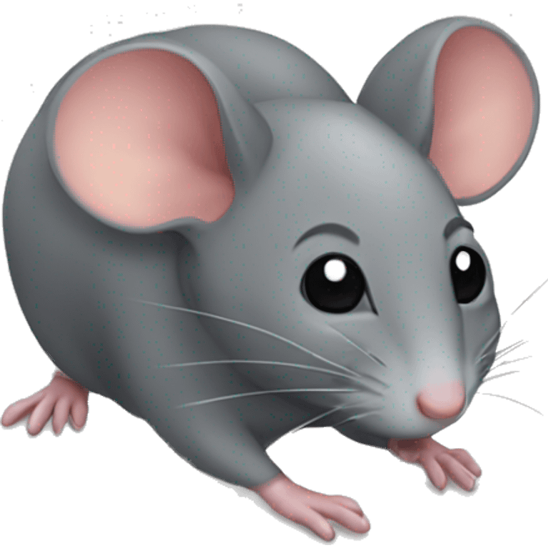 a mouse simling emoji