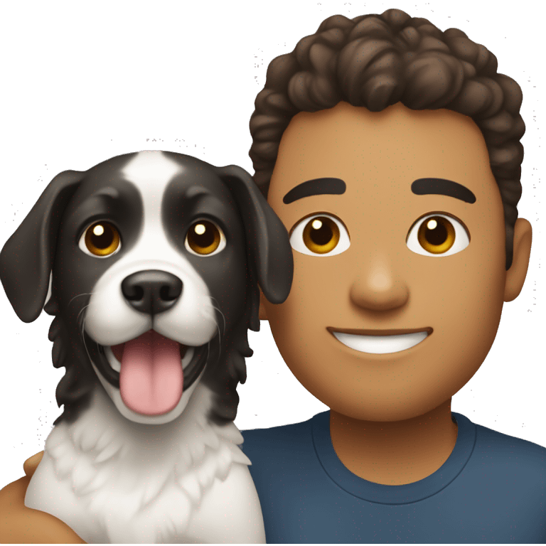 Me and my dog  emoji