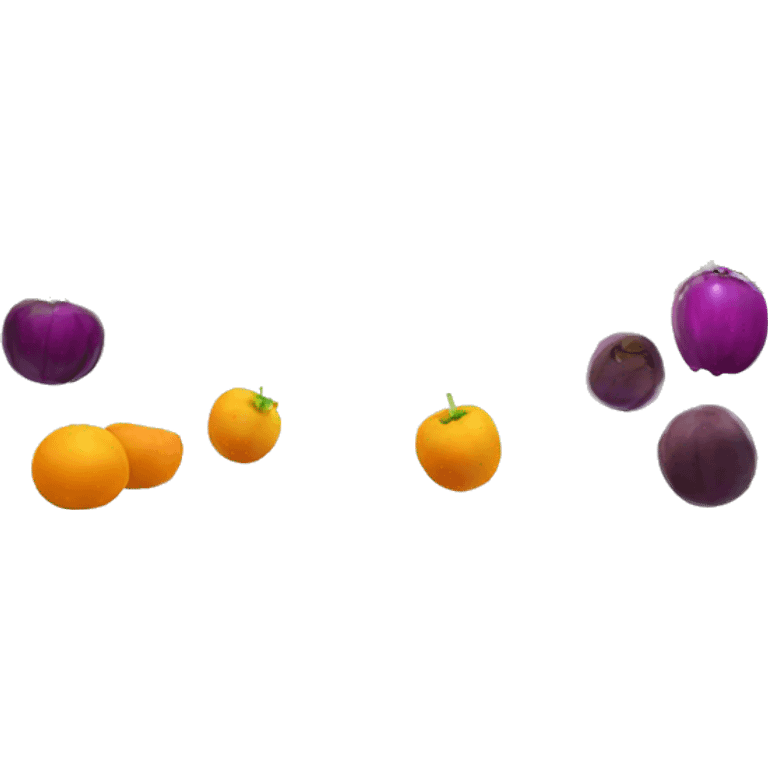 vegetables and fruits emoji