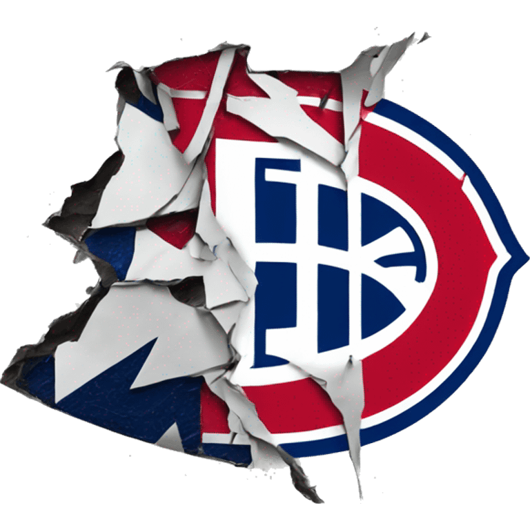 Broken montreal canadiens logo emoji