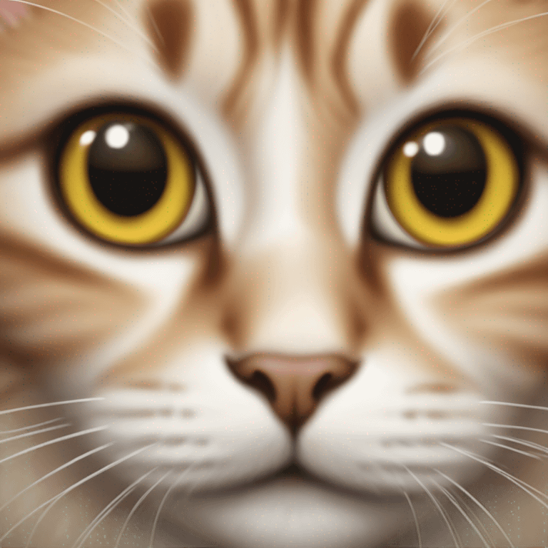 realistic cat portrait close up emoji