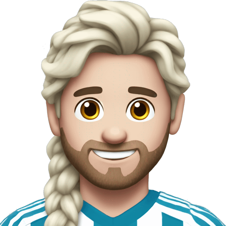 Messi as Elsa emoji