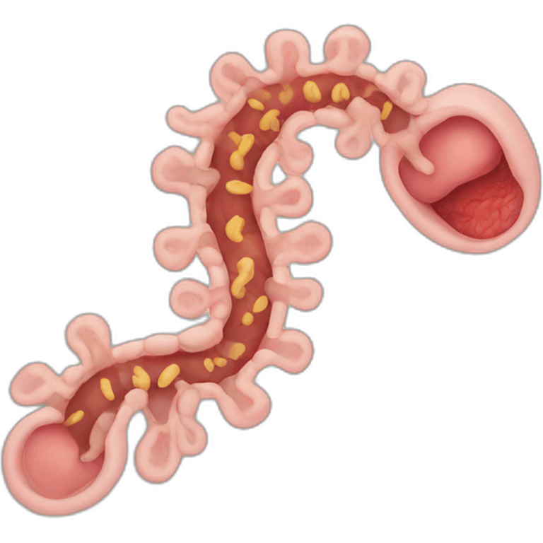 Human gastrointestinal tract emoji