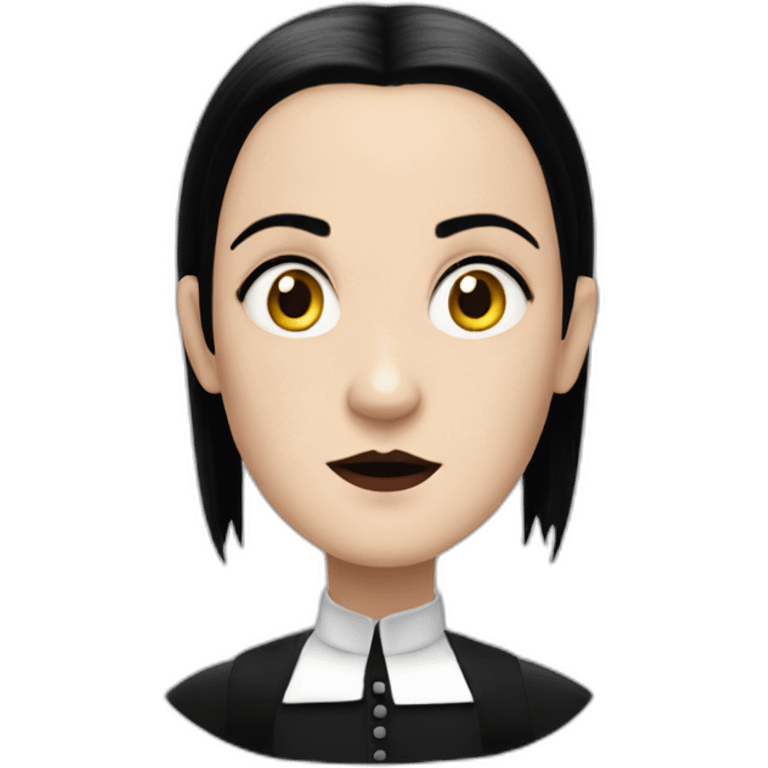 wednesday from addams family emoji