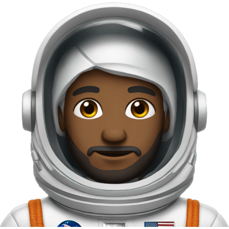 astronaut with short beard emoji