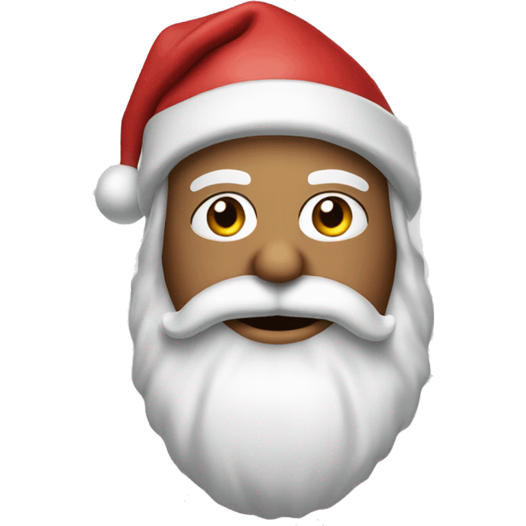 Santa clause wearing a ski mask emoji