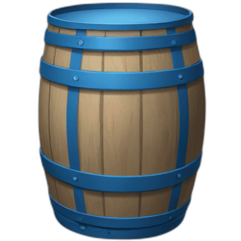 blue barrel emoji