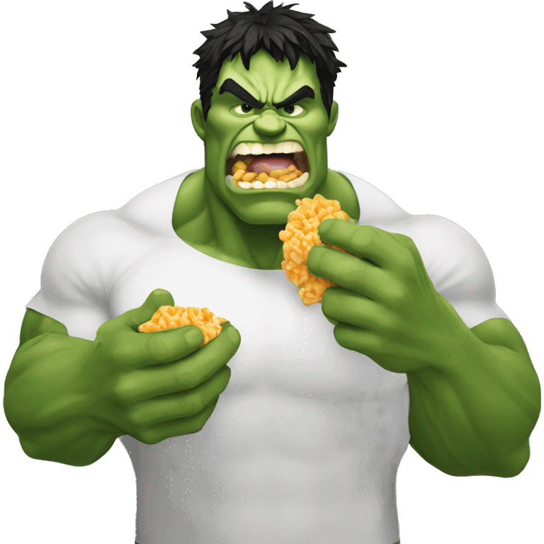 Hulk Eating Cheetoes emoji