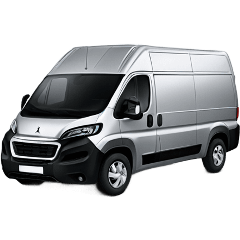 Peugeot boxer als van in silber emoji