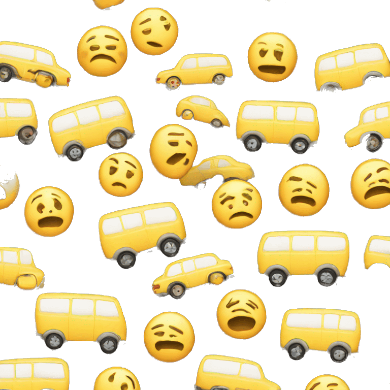 automobile emotion sad emoji