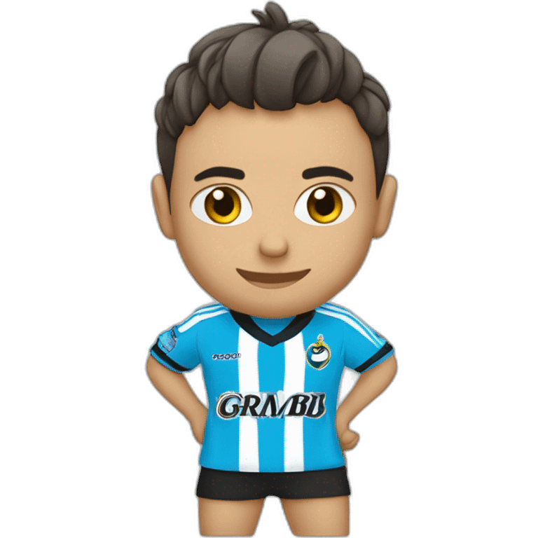 Cebolinha com a camiseta do grêmio  emoji