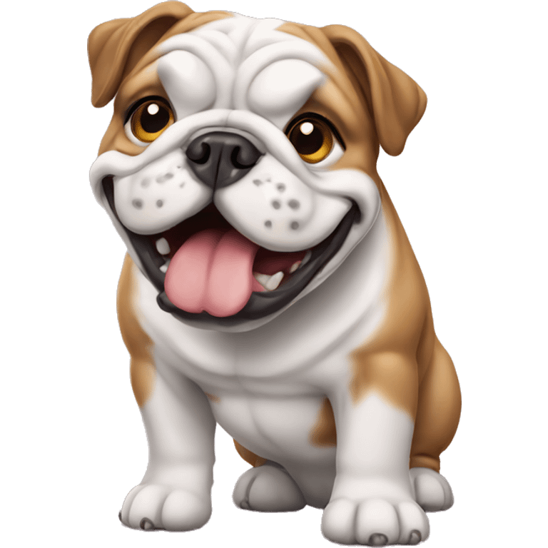 English bulldog  emoji