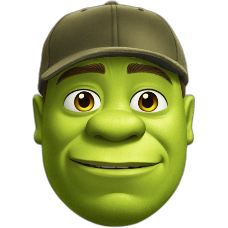 Shrek with cap  emoji