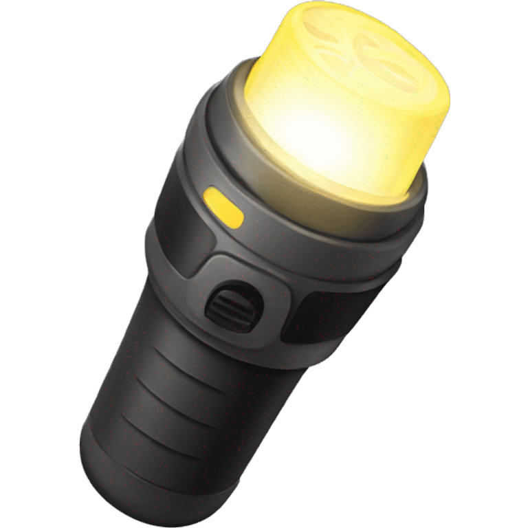 Flashlight love emoji