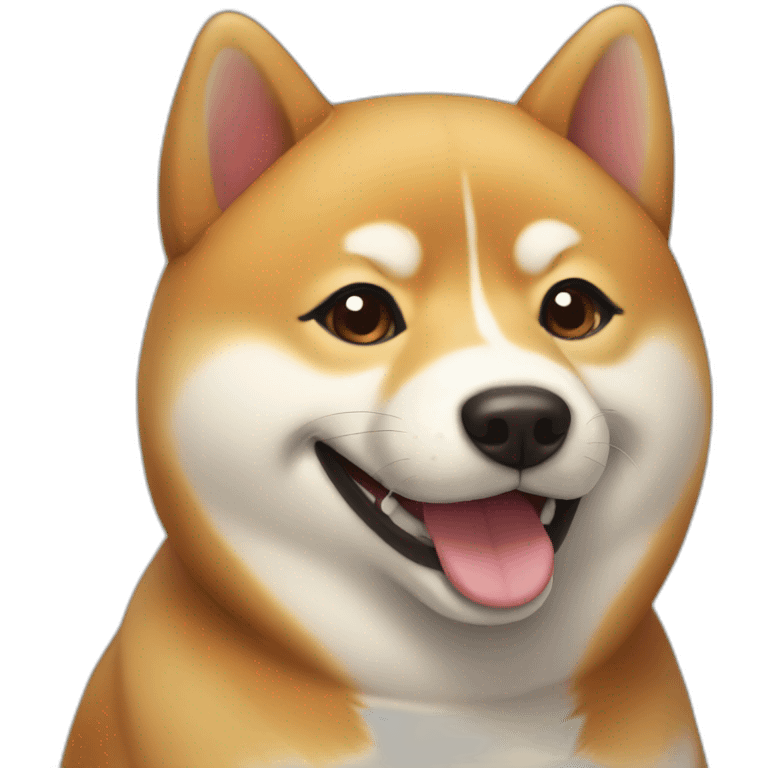 happy shiba inu emoji