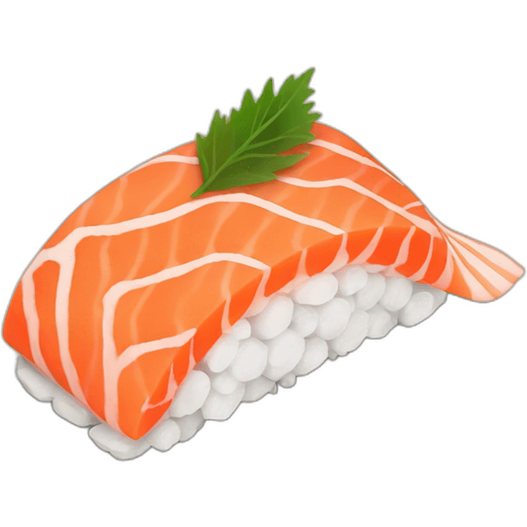 Salmon sushi emoji