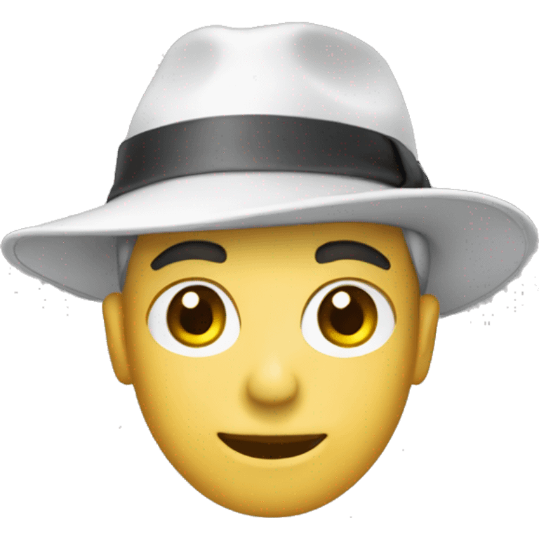 Boné Branco emoji