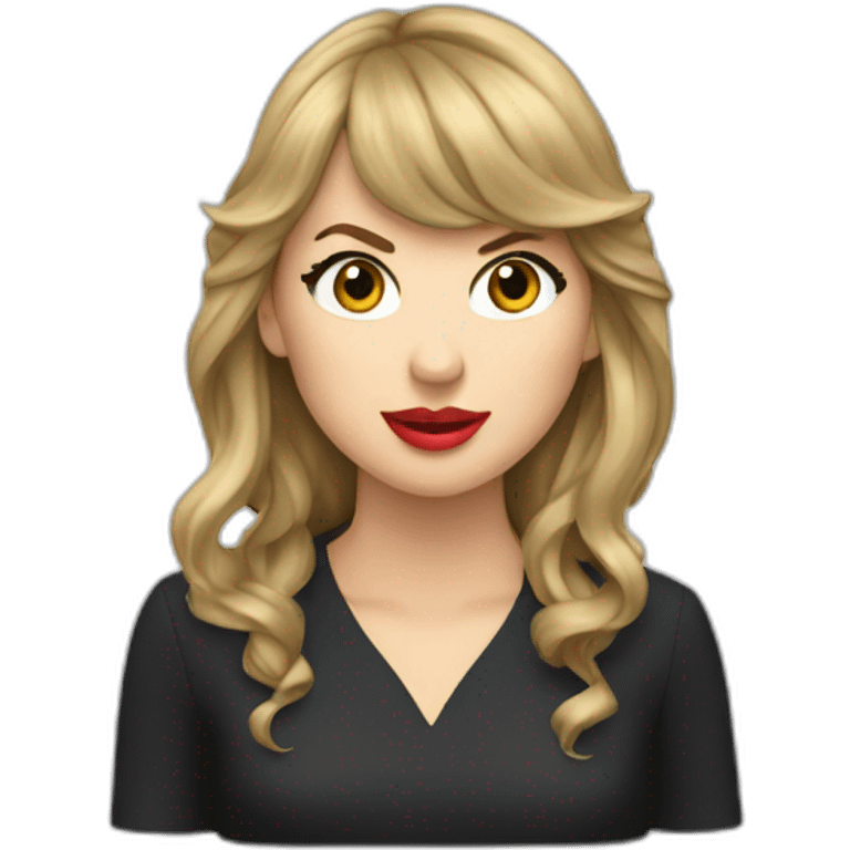 taylor swift saying TIÉ LE SANG emoji