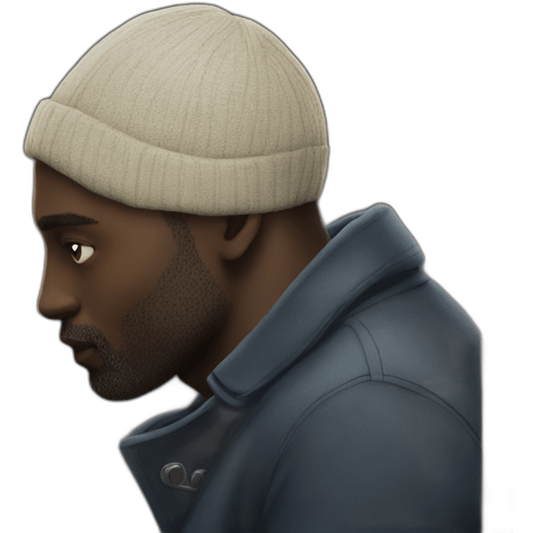 Idriss elba kissing man emoji