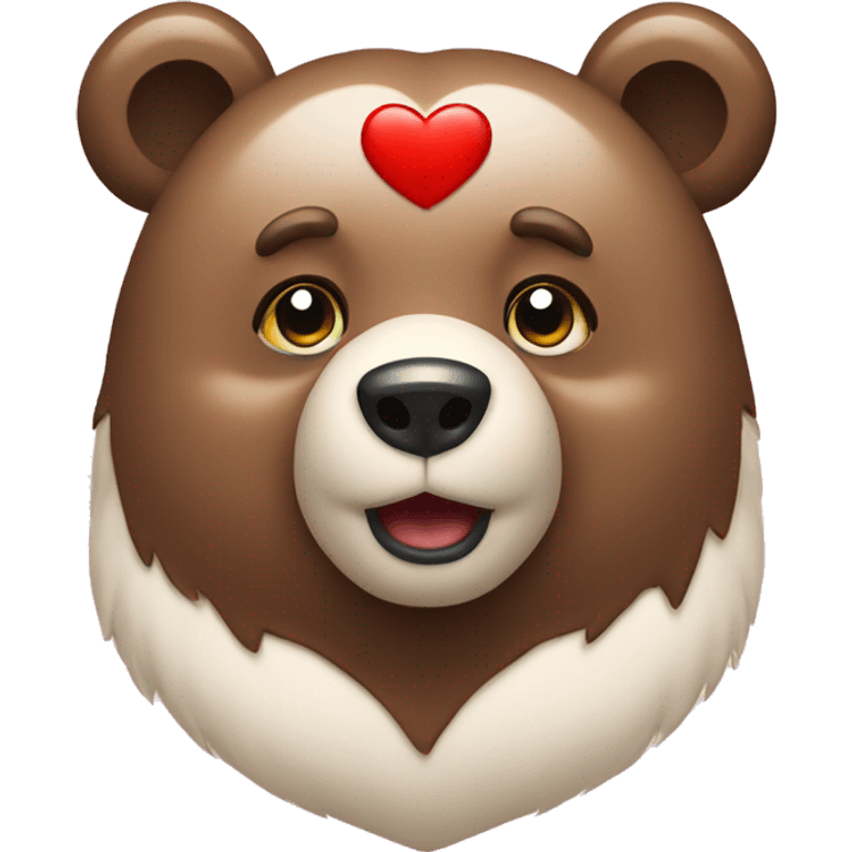 Bear with heart emoji