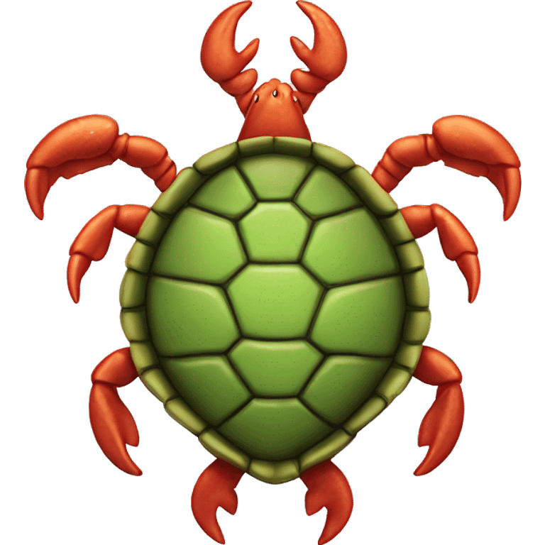 Turtle with lobster claws  emoji