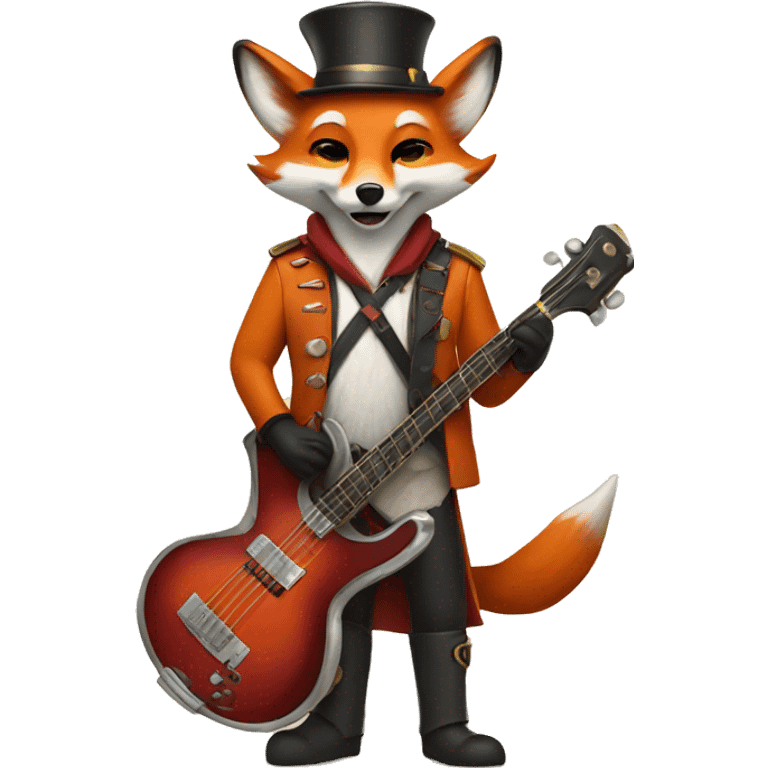 fox with a band emoji