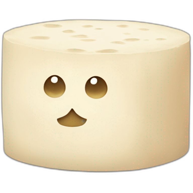 round tofu emoji