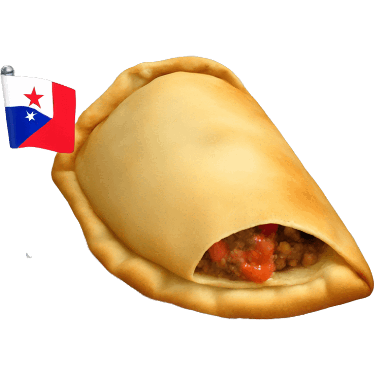 Empanadas with a little flag of Chile emoji