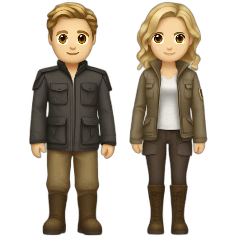 Katniss everdeen et peeta mellark emoji